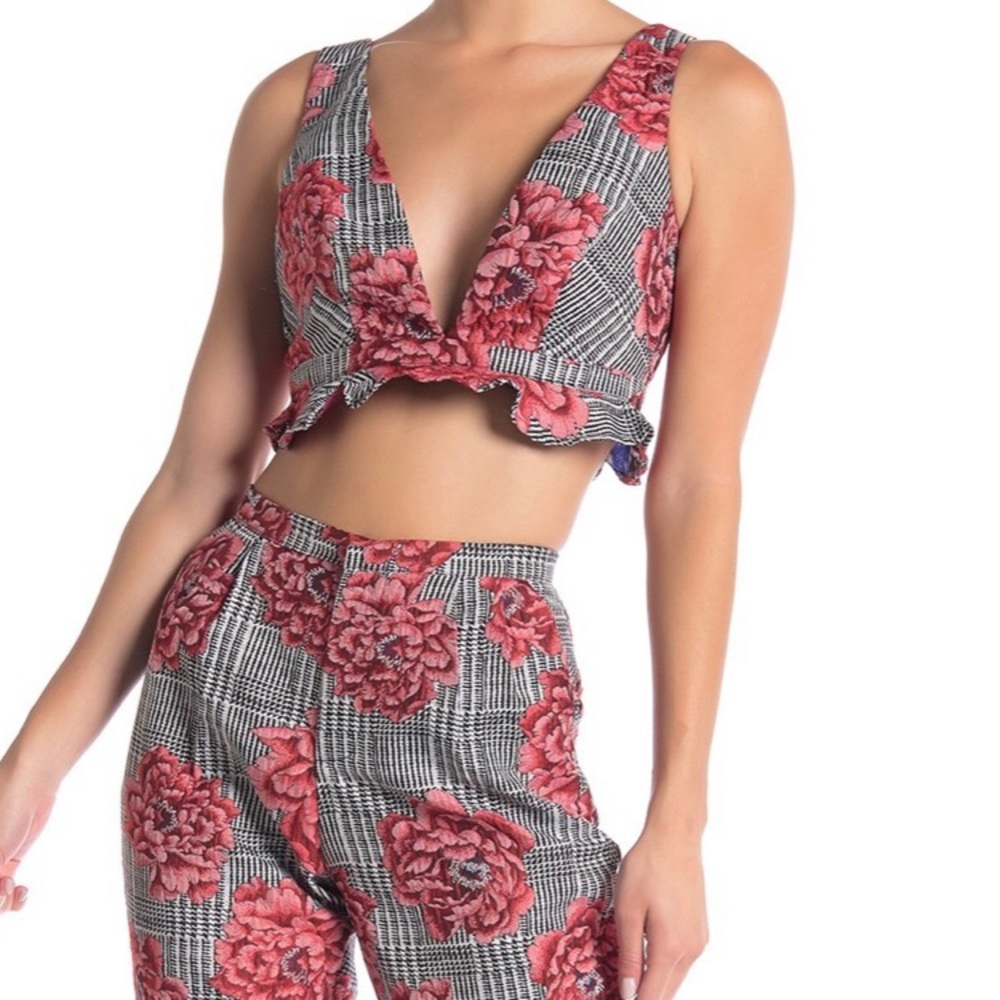Floral pant set